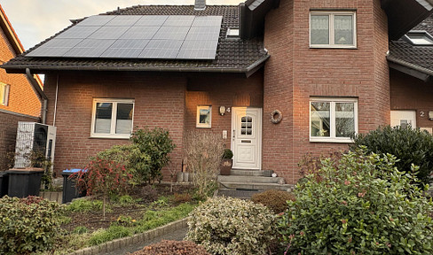 The energy transition has already happened. Well-maintained semi-detached house in a quiet and central location in Alpen.