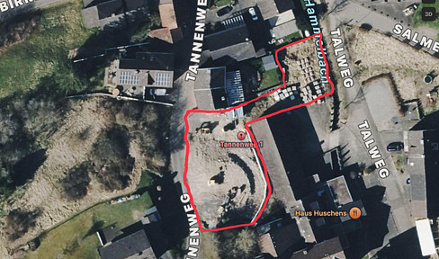 Building plot, fully developed.