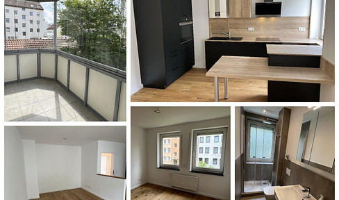ATTRAKTIVE 3-ZIMMERWOHNUNG MIT TOP EINBAUKÜCHE UND GLASBALKON