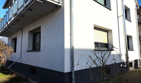 Apartment on the ground floor with a small garden.