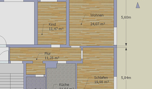 3-Zimmer Wohnung Hösbach 86 m²