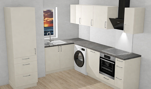 Newly renovated 2.5-room maisonette apartment.