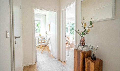 hochwertig frisch sanierte 2-Zimmer-Wohnung am Eilbekkanal im Zentrum Hamburgs