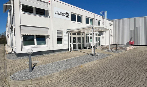 *NO COMMISSION* Office building with service/exhibition areas, plus internal/external storage options.