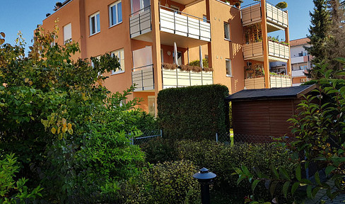 Leben...Wohnen...Genießen. Ruhig, grün und zentral -  Exklusive Gartenwohnung, die begeistert