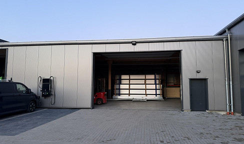 Modern new warehouse, including high-bay racking system.