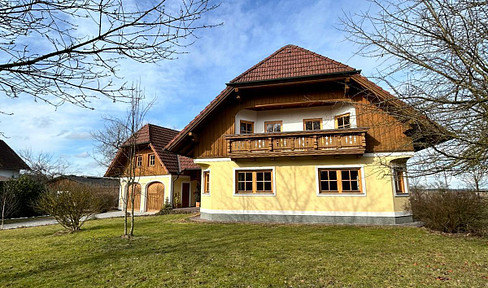 High-quality detached house in a country house style.