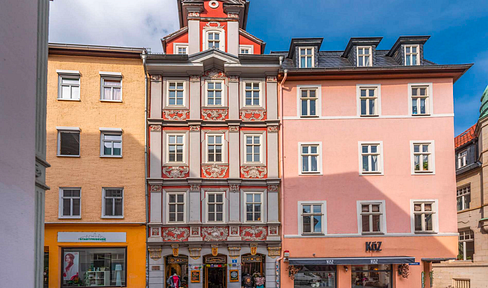 Wohnen mit Charme - Historische 4-Zimmer-Maisonettewohnung mit Balkon im Stadtkern Jenas