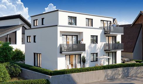 Erstbezug-Nimburg: Barrierefreie Neubauwohnung mit offener Küche zum Wohnbereich und Balkon (H1W3)