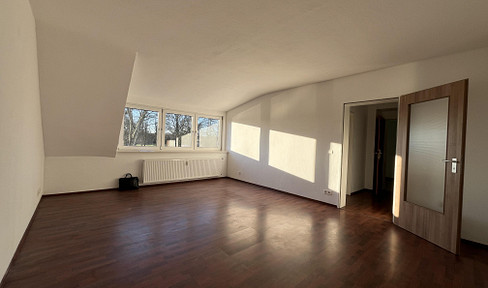 Bright 3-room attic apartment.