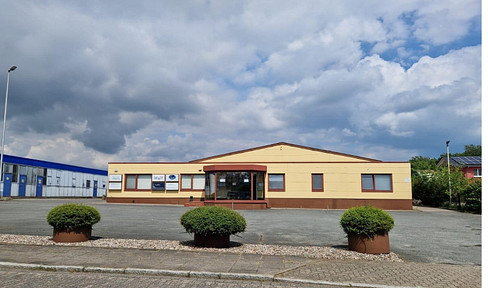 Warehouse/production hall with offices.