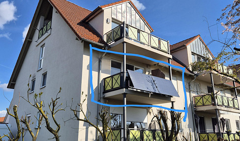 Reserved / 2-room apartment with balcony and parking space.