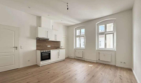 Newly renovated, unfurnished.