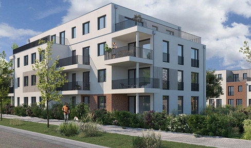 First occupancy: 2-room apartment with fitted kitchen in a residential complex in Lüneburg (no agency fees).