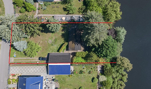 Reserviert -  Seegrundstück! 1.079 m² - privates Seeufer - Südlage - Berlin-Nähe - provisionsfrei