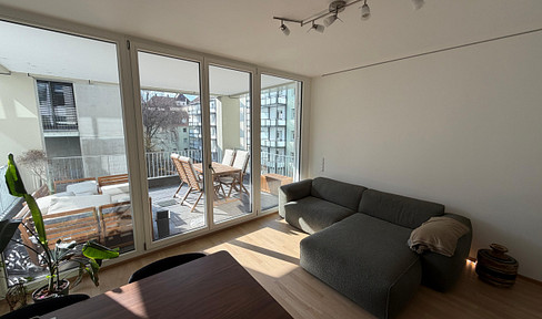 Stylish 2-room apartment with a large terrace, located in the desirable Weststadt district of Ulm.