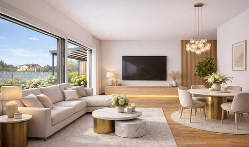 Exclusive terraced house with a south-facing garden and unobstructed natural views in TELTOW - on the city border.