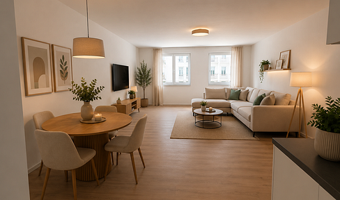 **einen Monat mietfrei wohnen** 1-Zimmer-Wohnung mit Einbauküche E1-01-07 WE 0.87