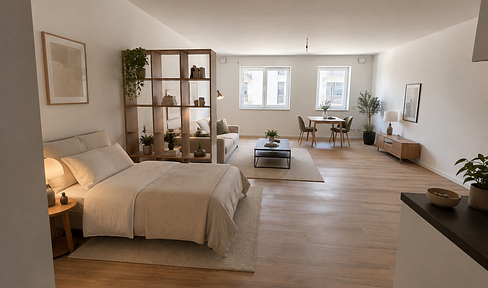 **2 Monate mietfrei wohnen** 1-Zimmer-Wohnung mit Einbauküche E1-01-07 WE 0.87