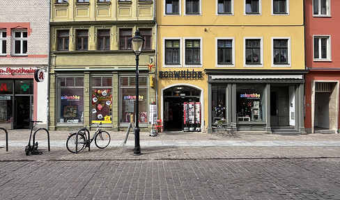 A residential and commercial building in the heart of Naumburg, free from any restrictions or encumbrances.