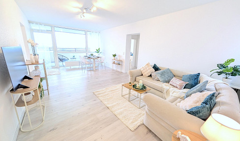 NO COMMISSION | VIEWS OF THE PALATINATE REGION - Brand new, completely renovated apartment | Bright 3-room apartment | Parking space.