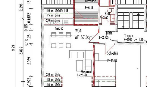 Möbliertes 2-Zimmer-Business-Apartment mit Terrasse & Gigabit