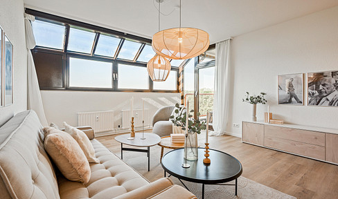 Modernized 3-room apartment with balcony and underground parking space in a quiet location in Wiesbaden-Dotzheim.