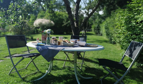 2 Zimmer Bungalow mit Grundstück am Haff und Ostsee