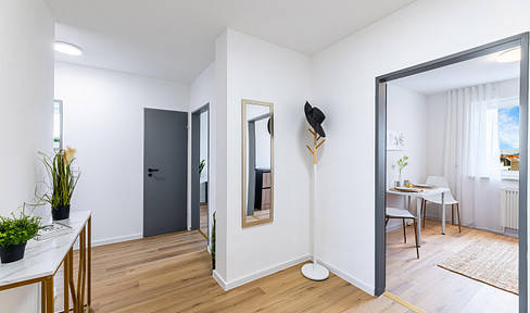 Ohne Makler: Sofort freie renovierte Wohnung mit Balkon, Domblick und Garage. 5% Rendite möglich.