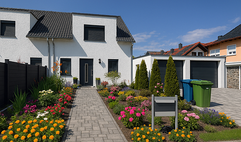 Exklusive KfW 55 DHH: Garten, Keller, Doppelgarage & Top-Ausstattung in Knoglersfreude, Ingolstadt