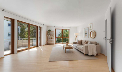 ARCHITECTURE MEETS URBAN COMFORT: 127 square meters, conveniently located near the S-Bahn (subway) and the Main River, in a quiet and accessible area.