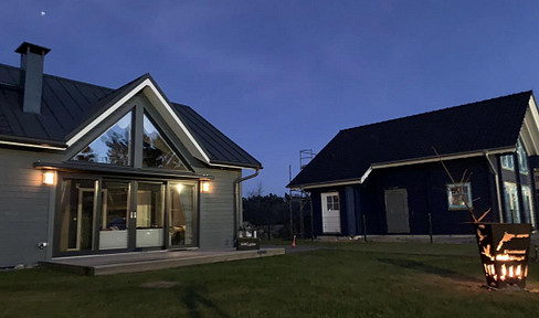Exclusive holiday home near the Baltic Sea – modern living in a natural setting.