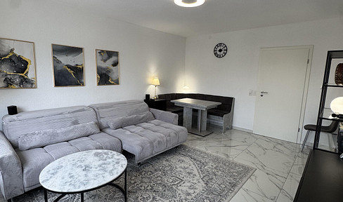 3-room city apartment with a view of Münster, located at the Glacis Galerie.