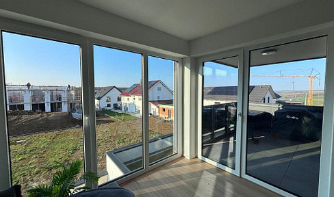 Neubau - sehr schöne, helle 2,5 Zi- Wohnung mit EBK, Balkon und Tiefgaragenstellplatz in Möckmühl