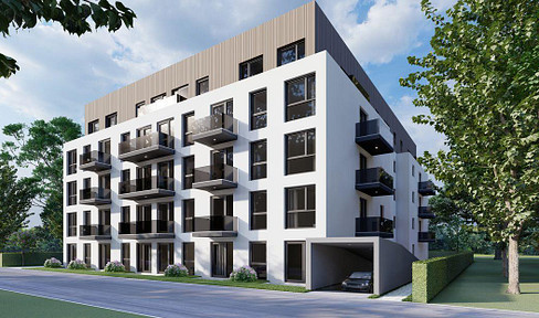 Bester Energiestandard! Moderne 1-Zi-Wohnung mit Balkon und Küche - KFW 40 NH