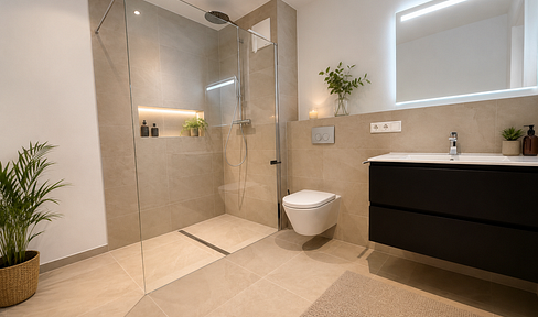 Ideal für Paare 50+ - 2-Zi Wohnung m. Garten - KFW 40 NH