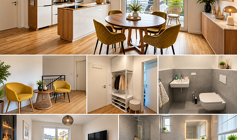 Hochwertige 4-Zimmer-Maisonettewohnung mit 3 Bädern & 2 Außenbereichen in Köln-Höhenhaus