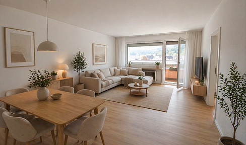 Beautiful 3-room apartment with balcony for sale.