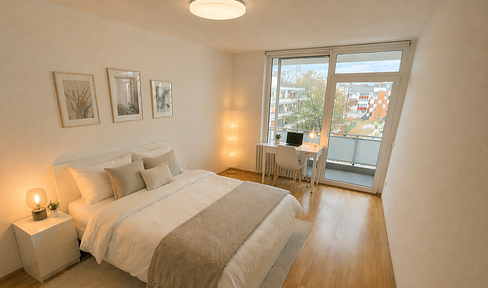 Traumlage Altstadt-Süd: Lichtdurchflutete 2-Zimmer-Whg mit Balkon & DomBlick (teilmöbliert) | ab Mai