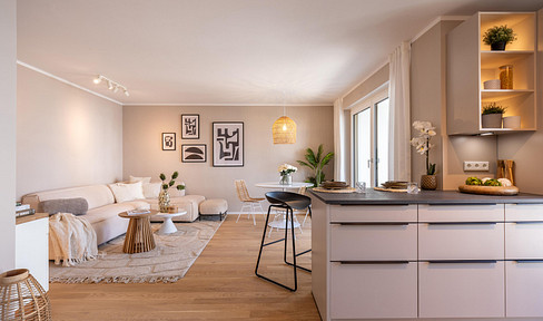 READY TO MOVE IN! BEAUTIFUL 3-ROOM APARTMENT WITH A SOUTH-WEST FACING ASPECT!