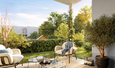 *BEZUGSFERTIG 2026* TOWNHOUSE-FEELING: 3-ZIMMER-GARTENWOHNUNG MIT PRIVATEM ZUGANG