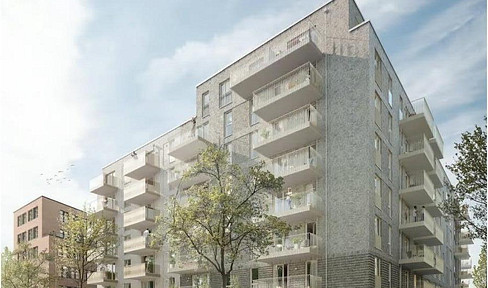 Neubau-Erstbezug im 5. OG – 2-Zimmer mit Balkon & Blick ins Grüne in aufstrebendem Quartier