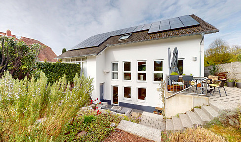 Efficiency Class A & Architecture: A sustainable two-family home for generations.