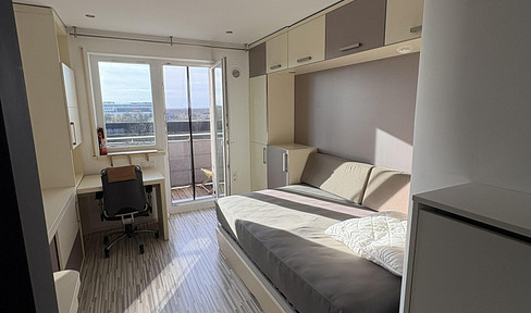 Furnished, practical apartment with many extras, conveniently located near the Technical University of Munich (TUM) Garching campus.