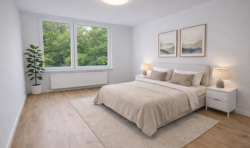 Erstbezug nach Sanierung – Helle 3-Zimmer-Wohnung mit Balkon in begehrter Lage, provisionsfrei