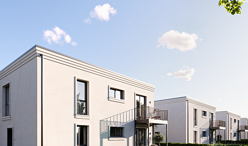 Stylish, newly-built apartment with a private garden, located just outside of Berlin.