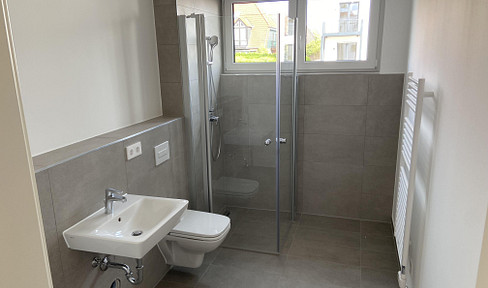 Stylish, newly-built apartment with a private garden, located just outside of Berlin.