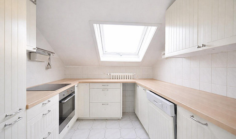 Utilize vacant space and secure a return: Apartment in the attic with a target yield of 5% in Gerbrunn.