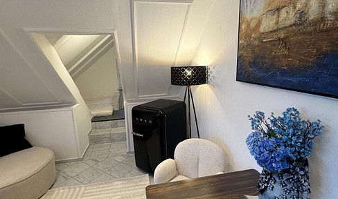 Exklusives DG-Apartment möbliert (inkl. Privatgarten)