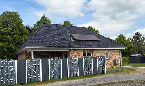 Accessible, new bungalow near the North Sea - with air-water heat pump, energy efficiency rating: A.
